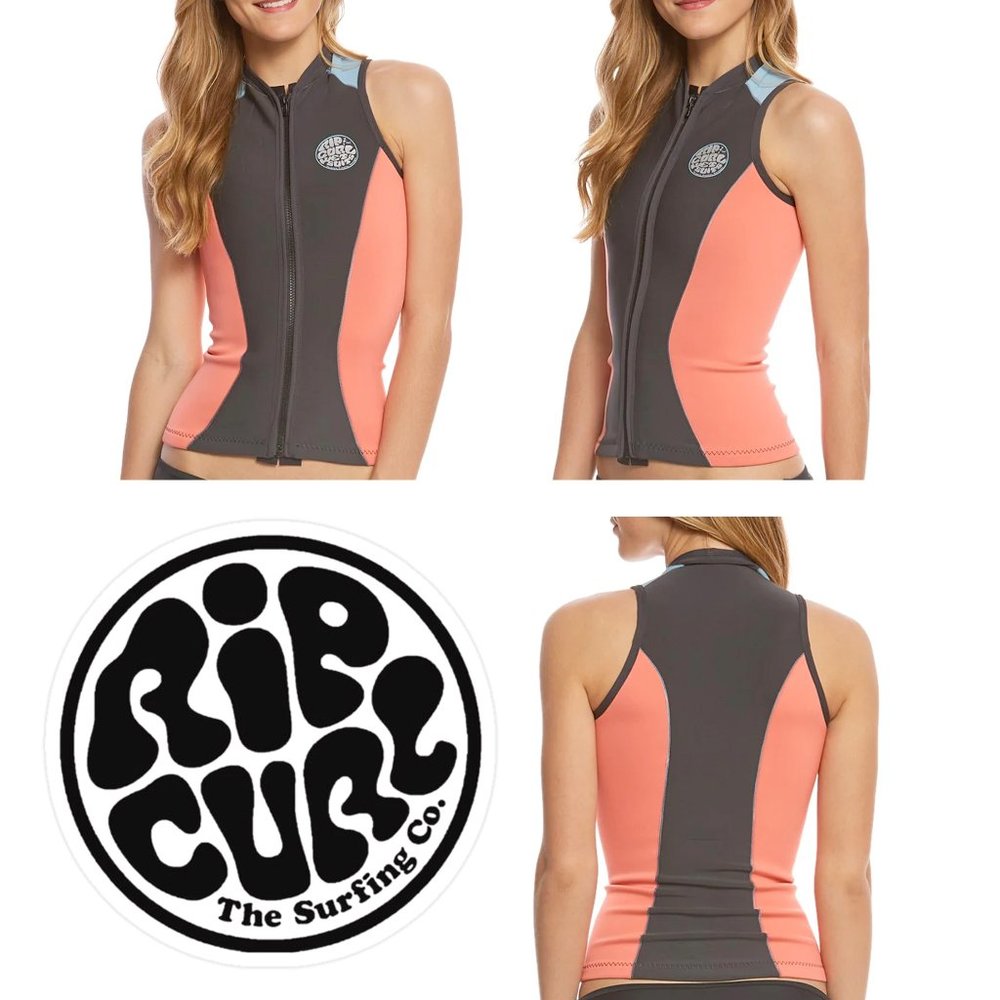 OBO. Rip Curl. 1mm G-Bomb Front Zip Sleeveless Wetsuit Vest. Size 12.